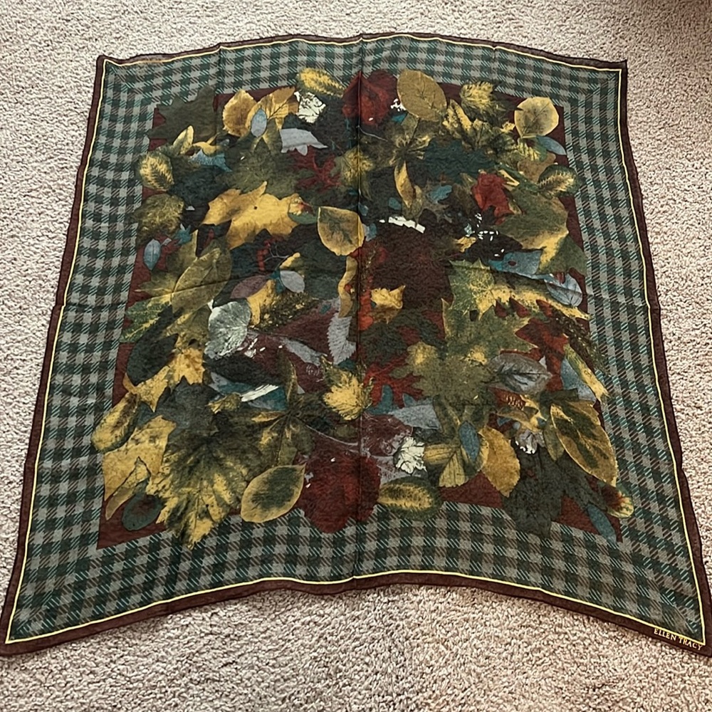 Ellen Tracey Vintage Silk Scarf